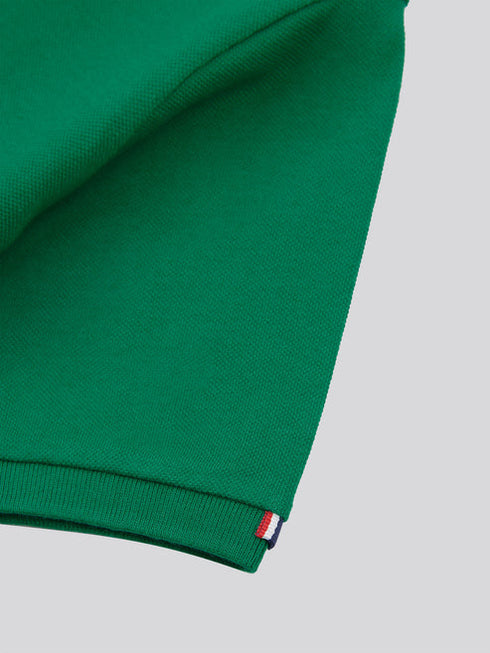 U.S. Polo Assn. Boys Double Horsemen Polo Shirt in Lush Meadow