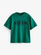 Next Green Sub5cribe Relaxed Fit Graphic Print Short