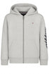 Tommy Hilfiger boys Long Sleeve Fleece Full Zip Hoodie With Front Pockets