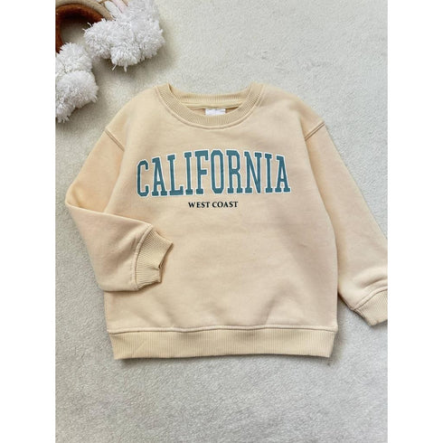 TEXT SWEATSHIRT - Butter ZARA United States of America