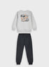 EnergiersKids Sweatpants Set Gray 2pcs