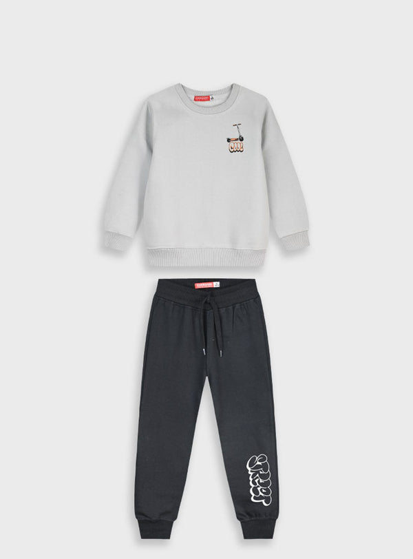 EnergiersKids Sweatpants Set Gray 2pcs