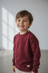 EYE-GATCHING burgundy cotton boy's sweater