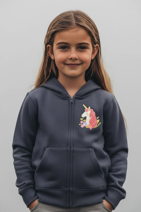 Girl Regular Fit Hooded DARK Blue