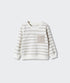 Striped cotton-blend sweatshirt
