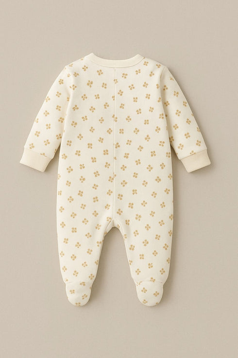 Baby Romper Floral Full Feet Cotton Bodysuit