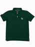 Tommy Hilfiger Kids Green Polo Shirt, Boys Short Sleeve Collared Top, Preppy Casual Summer Outfit, Designer Kidswear