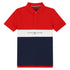 Tommy Hilfiger Boys Red, White & Navy Logo Polo Shirt