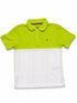 Tommy Hilfiger Kids Lime Green & White Polo Shirt | Boys Short Sleeve Collared Top | Summer Casual Kidswear