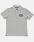 Tommy Hilfiger Kids Grey Polo Shirt | Boys Short Sleeve Collared Top | Smart Casual Summer Kidswear