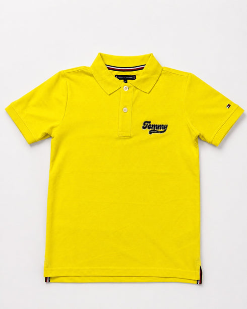 Tommy Hilfiger Kids Yellow Polo Shirt