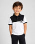 Calvin Klein Jeans Kids Black & White Polo Shirt | Boys Short Sleeve Collared Top | Smart Casual Summer Outfit