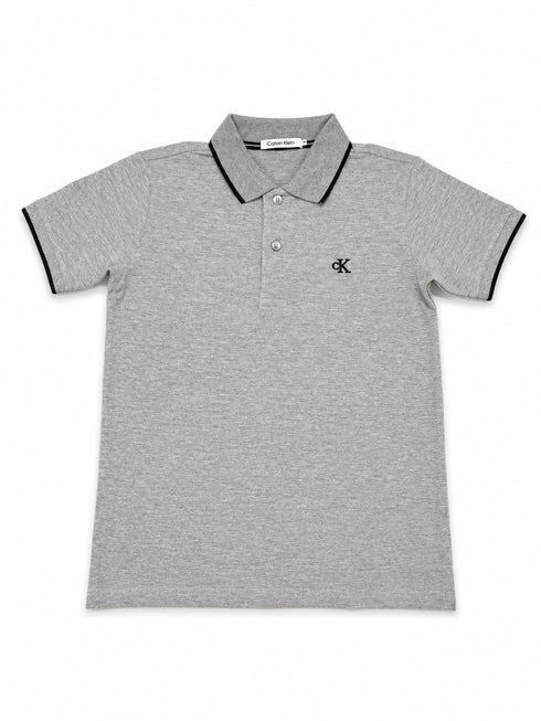 Calvin Klein Jeans Kids Polo Shirt | Boys Short Sleeve Collared Top | Smart Casual Summer Outfit