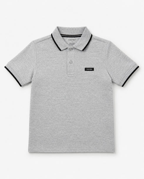 Calvin Klein gray polo shirt