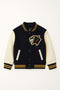 Hawks Varsity Bomber Jacket – Navy & Red