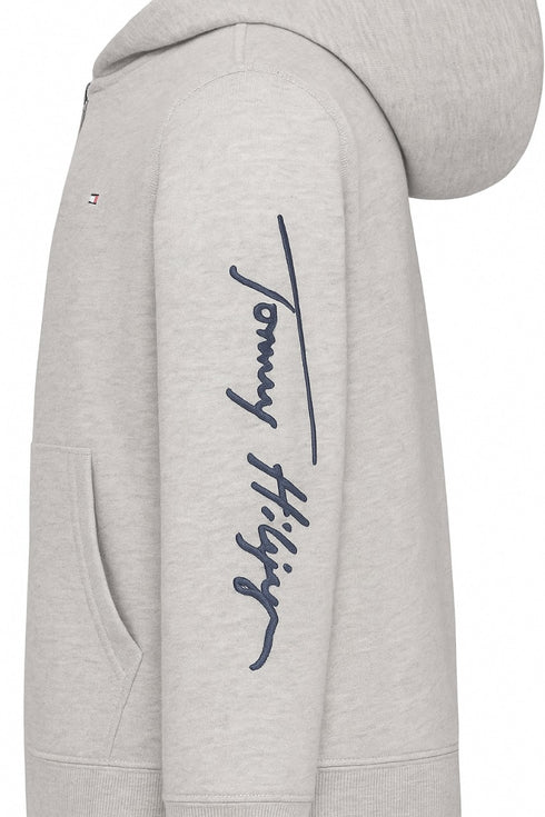 Tommy Hilfiger boys Long Sleeve Fleece Full Zip Hoodie With Front Pockets