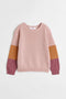 color-block knitted sweater| H&M