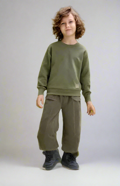 LEFTIES Matching ribbed sweatshirt