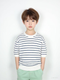Mango Crew Neck with Blue Striped Boy Sweatshirt