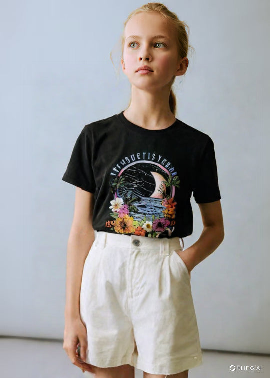 Hurley The Night Is Young Girlfriend Tee | Black