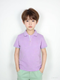 M&S Palm Tree Motif Lilac Polo Shirt