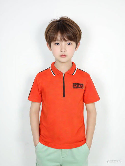 Red Short Sleeve Polo Shirt