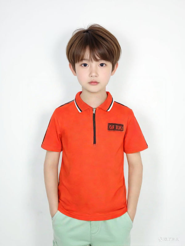 Red Short Sleeve Polo Shirt