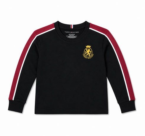 Tommy Hilfiger Kids Black Long Sleeve T-Shirt