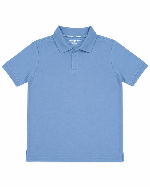 Calvin Klein Jeans Kids Blue Polo Shirt