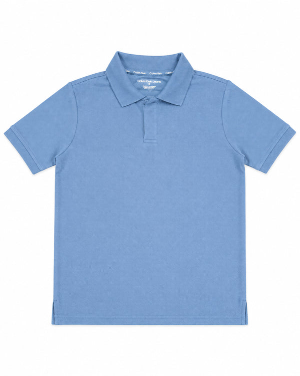 Calvin Klein Jeans Kids Blue Polo Shirt