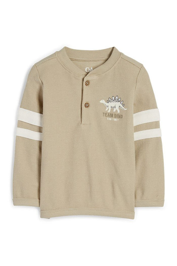 Dinosaur - baby sweatshirt - textured