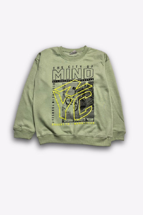 LEFTIES Sweat Crew Neck Cotton