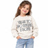 Zara Girls “Time To Do What I Love” Printed Sweatshirt