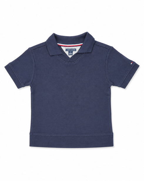 Tommy Hilfiger Kids Navy Blue Polo Shirt