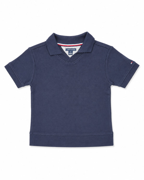 Tommy Hilfiger Kids Navy Blue Polo Shirt