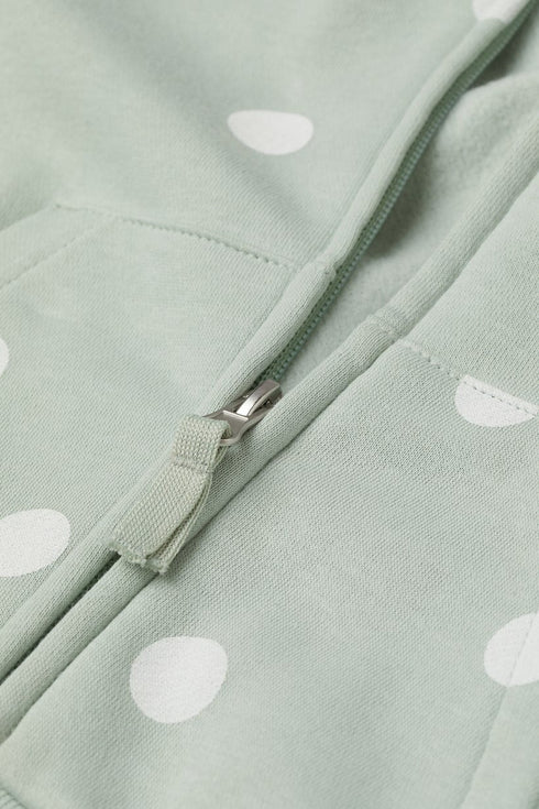 BLUE SEVEN Polka Dot Zipper Sweatpants Set 3 ZTH Cart
