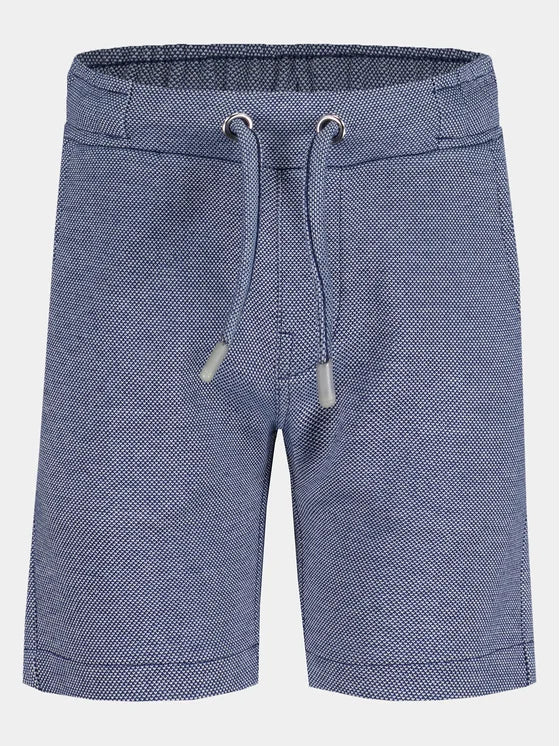 Blue Seven Navy Melange Shorts