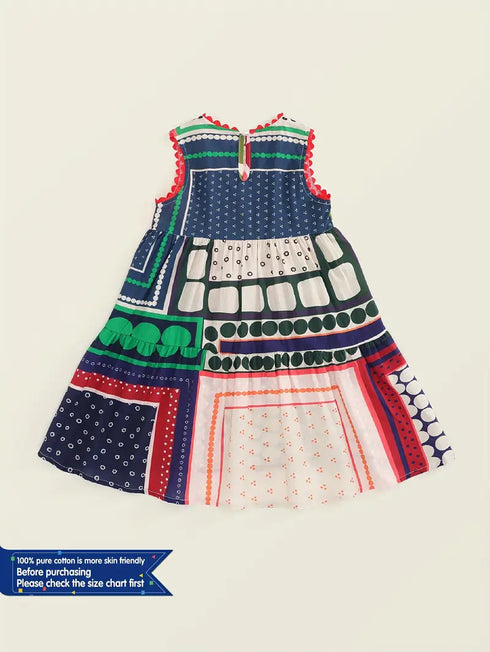 Retro Pattern Dress