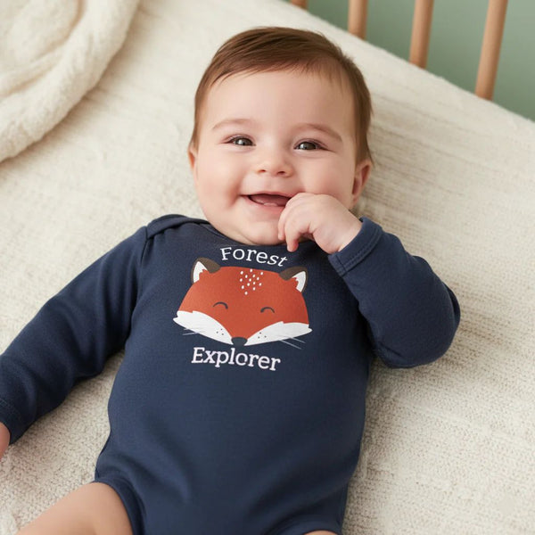 CA Fox Explorer Full Sleeves Romper Bodysuit