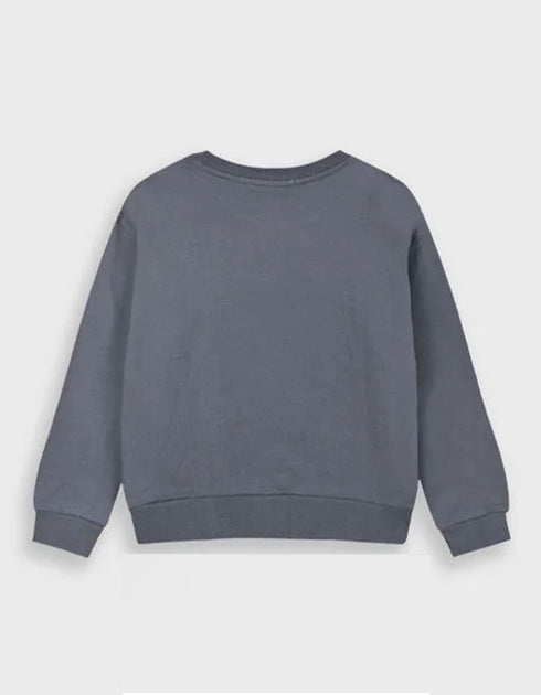 Fleece with print for girls | MAGENTA