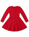 Tommy Hilfiger Girls Red Long Sleeve Skater Dress