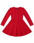 Tommy Hilfiger Girls Red Long Sleeve Skater Dress