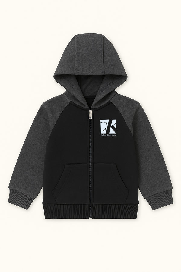 Calvin Klein Boys' Fleece Zipper Hoodie