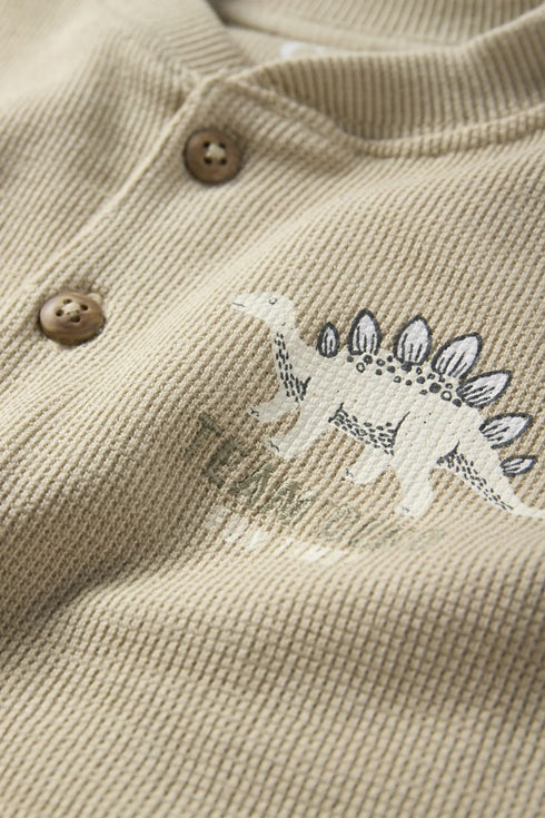 Dinosaur - baby sweatshirt - textured