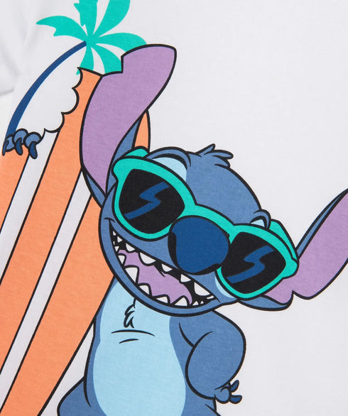 Disney Lilo & Stitch white boy's t-shirt