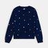 Girl's two-tone butterfly jumper (Royal Blue)