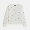 Girl's two-tone butterfly jumper (White)