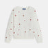 Girl's two-tone butterfly jumper (White)