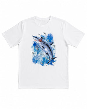 Guy Harvey Sharky Boys Tee in white