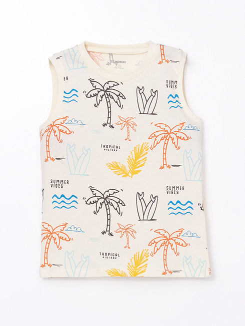 LC WAIKIKI Crew Neck Printed Boy Athlete